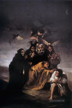 portrait of mariano goya Ölbilder verkaufen - Incantation Francisco de Goya